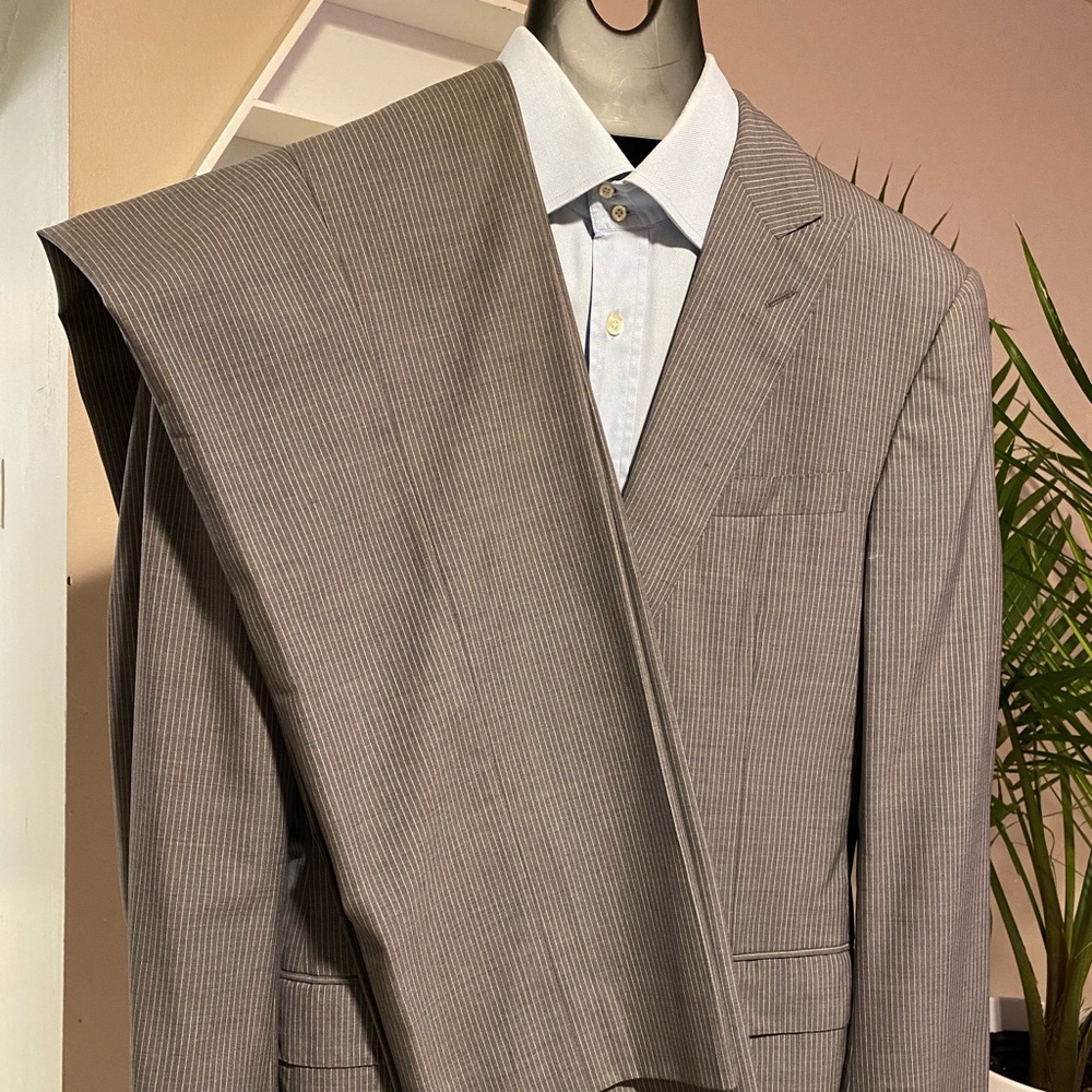 Ralph Lauren Black Label Wool Pinstripe 2 Pc. Suit